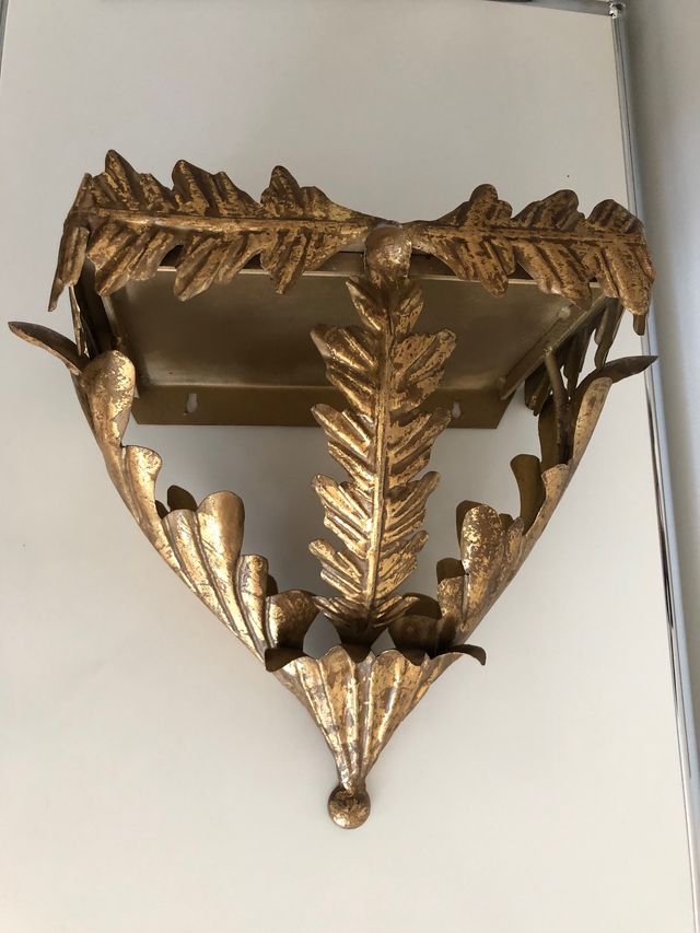 Mensola a muro metallo d'orato