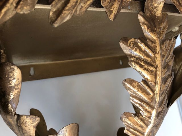 Mensola a muro metallo d'orato