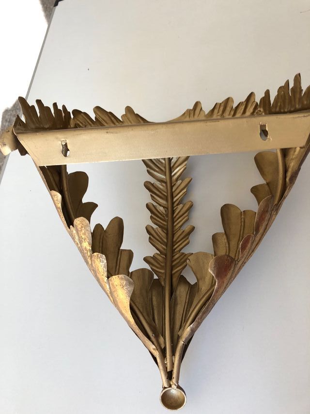 Mensola a muro metallo d'orato