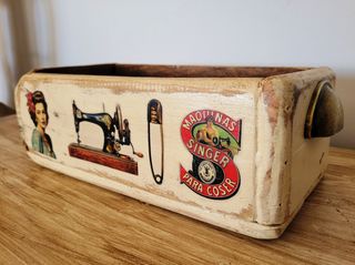Cajas costura tipo vintage artesanales