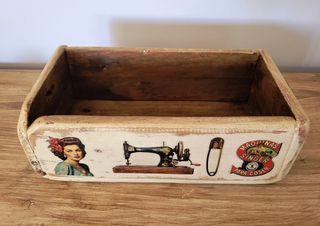 Cajas costura tipo vintage artesanales