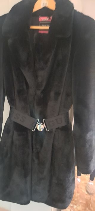 Lujoso abrigo pelo suave