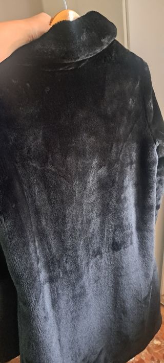 Lujoso abrigo pelo suave