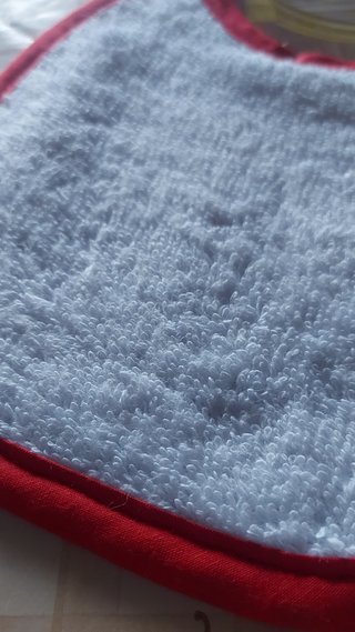 Bavaglio Primo Natale Bavetta Fatta a Mano Verde