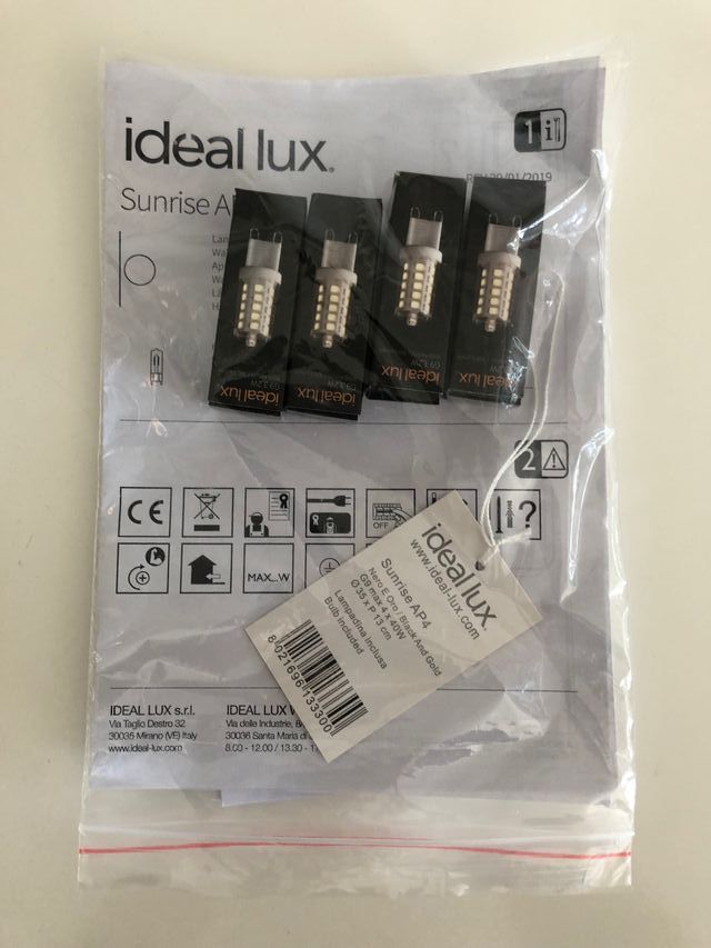 Lampada da parete Sunrise