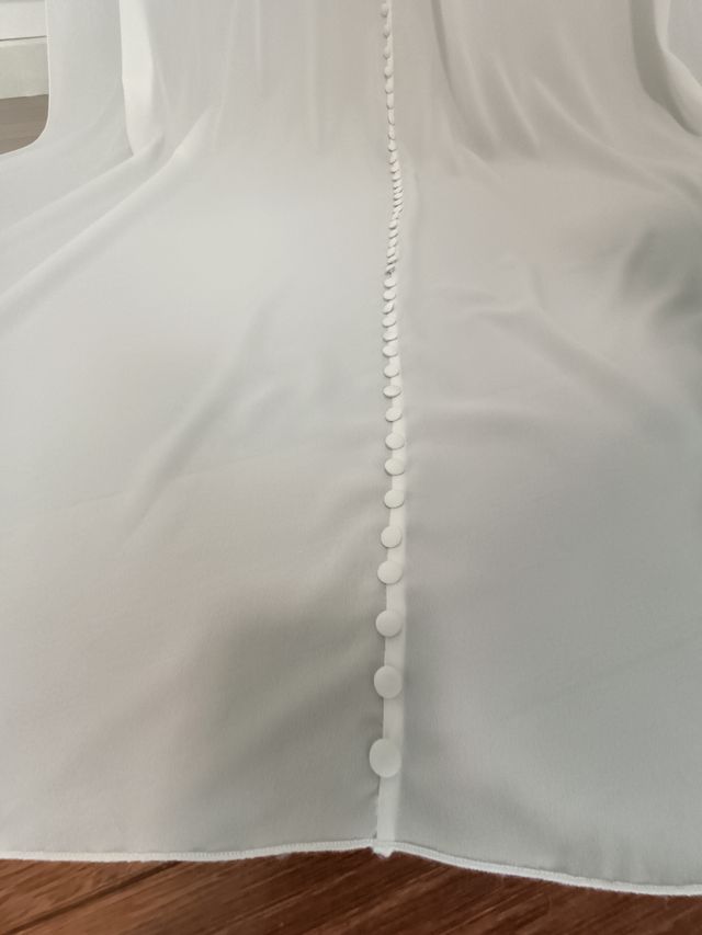 Capa de novia de modista