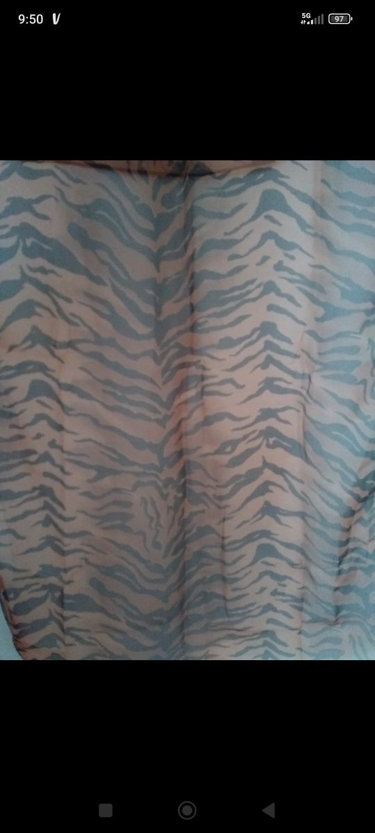 Pañuelo de gasa vintage print animal