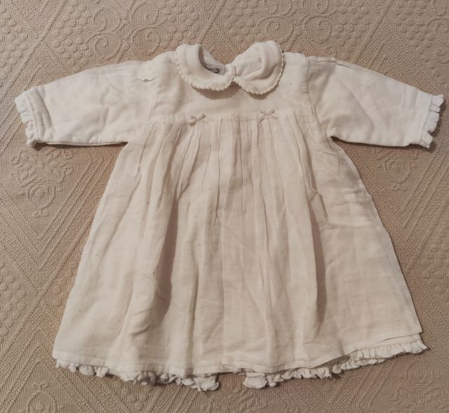 Vestido de bebe blanco