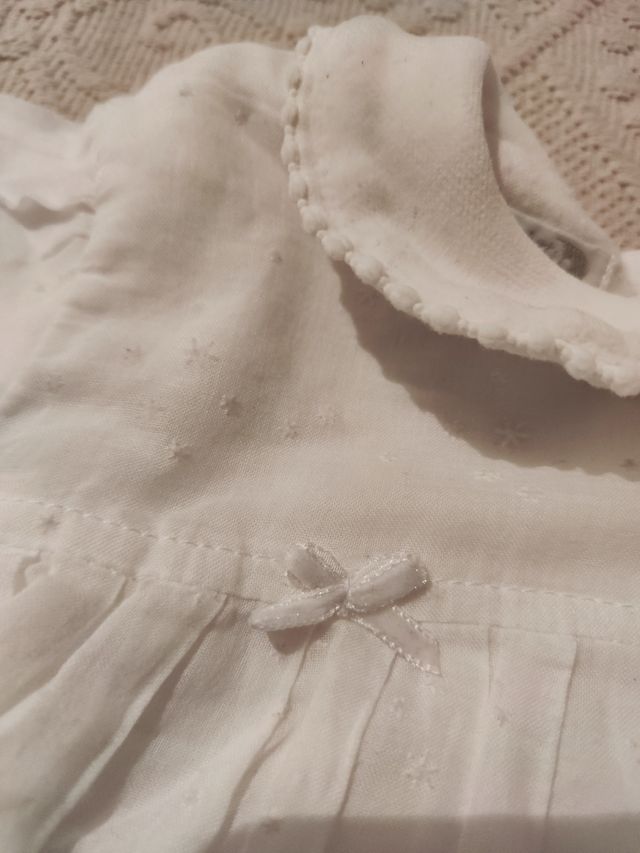 Vestido de bebe blanco