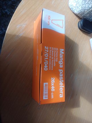 Manga pastelera desechable