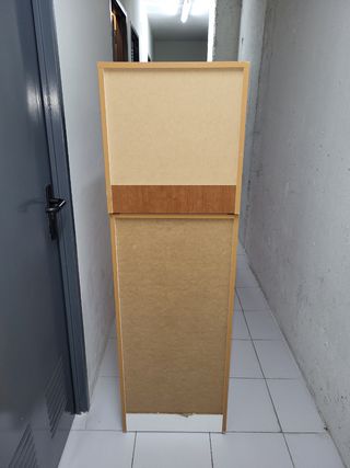 2 cajoneras colores fucsia y blanco