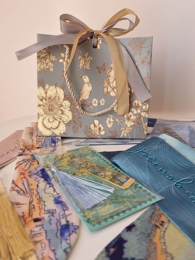 ✅️Punto de libro diseño original estilo Van Gogh