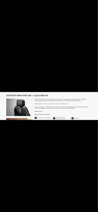 Soporte tablet para coche