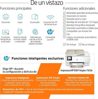 📄 HP Envy Inspire 7920e Impresora Multifunción