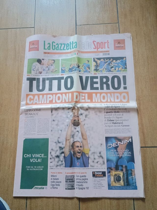Gazzetta dello sport 2006 Campioni del M