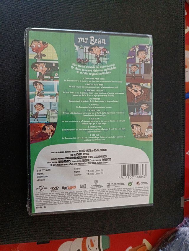 Mr Bean. Dibujos animados.