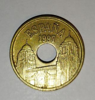 Moneda 25 pesetas 1497-1997 Melilla
