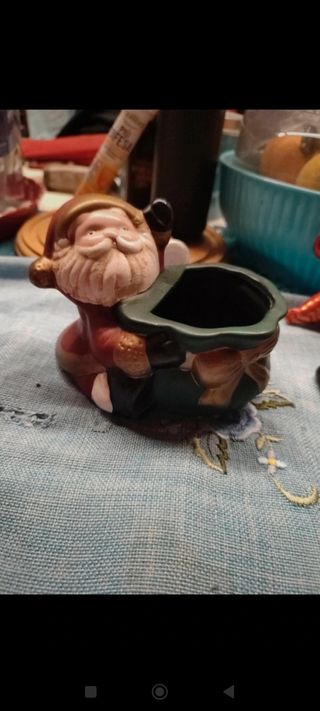 Set2 pezzi Orsetto Candela,Babbo natale