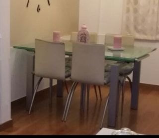 Mesa cristal extensible