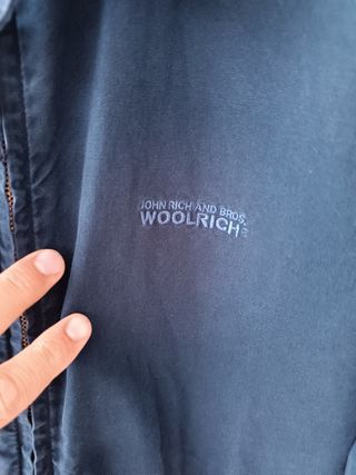 giubbotto jeans blu Woolrich 