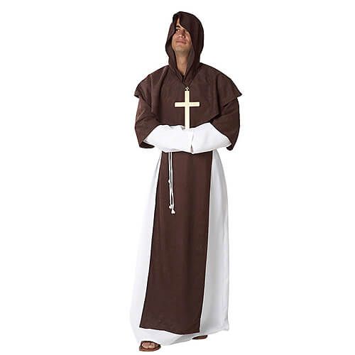 Disfraz de Monje Medieval Adulto