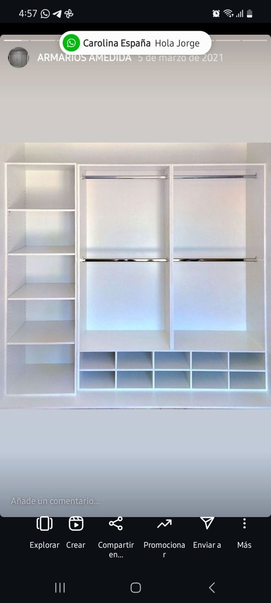 FABRICACION DE ARMARIOS Y MONTAJES