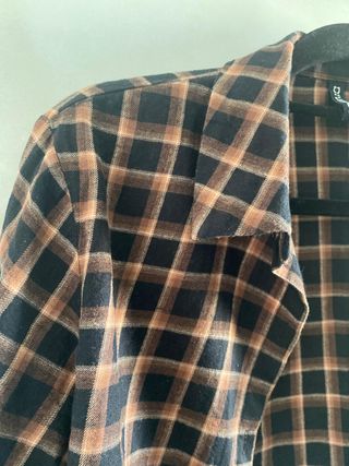 Sobrecamisa de cuadros H&M