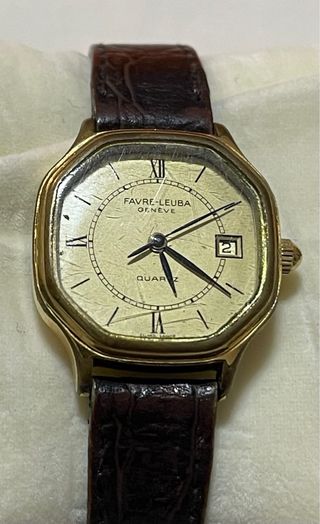 Reloj Favre Leuva Mujer Dorado