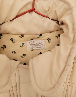 CHAQUETÓN BEIGE MAYORAL 16 AÑOS.