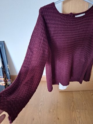 Jersey de Lana Granate