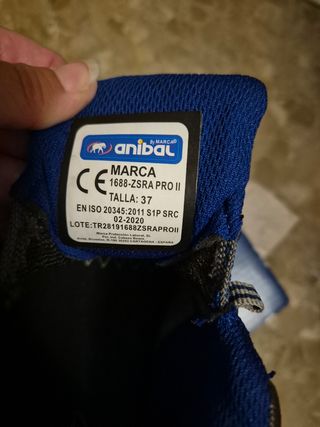 Zapatos de seguridad para trabajo