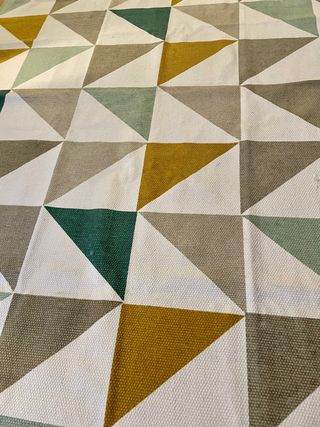 Alfombra motivos gráficos multicolores 120x180