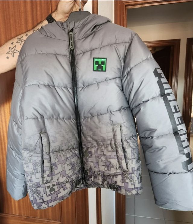 Anorak/ chaqueta Minecraft 10/11 años.