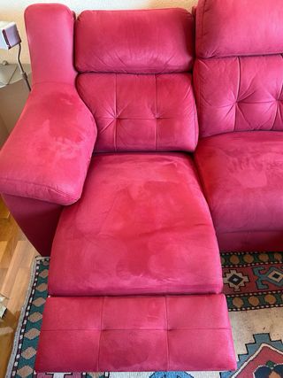Sofá extensible 3 plazas y sillón reclinable