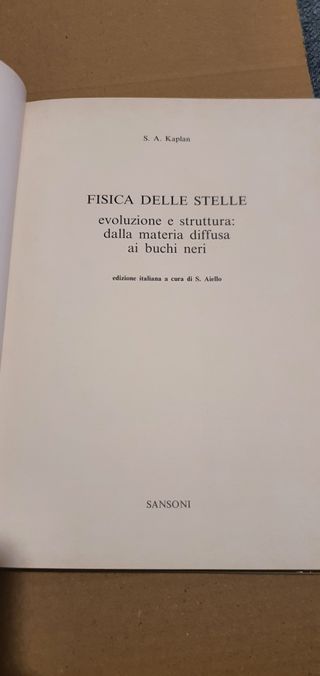 FISICA DELLE STELLE - KAPLAN