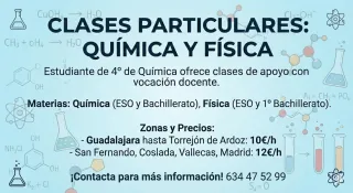 Profesor particular de física y química