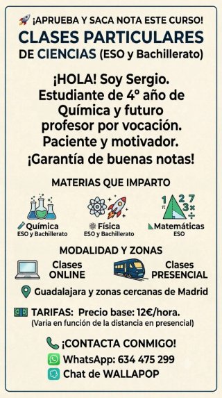 Profesor particular de física y química