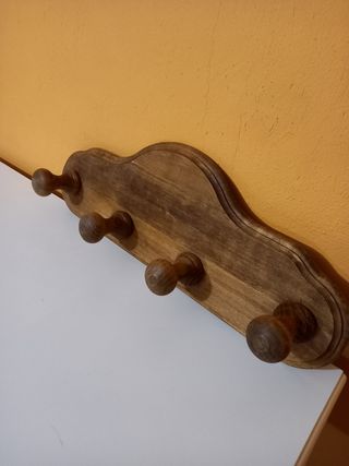 Perchero rústico