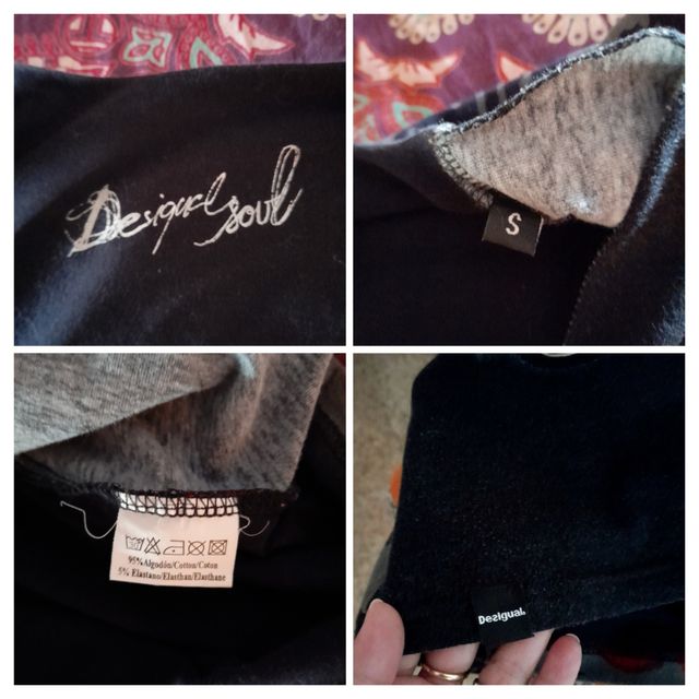 Camiseta mujer Desigual talla S.