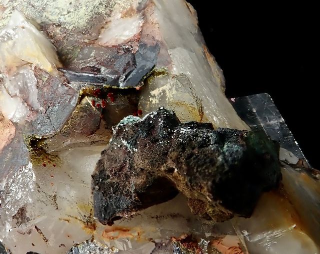 Mineral. Carminita,  Segnitita  etc.