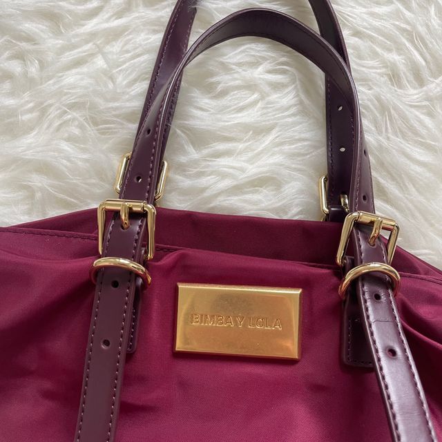 Bolso Bimba y Lola nuevo granate nylon M