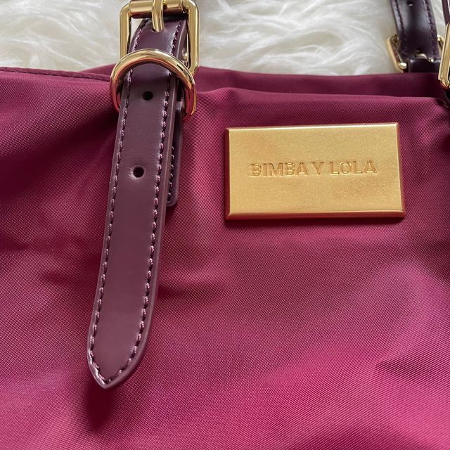 Bolso Bimba y Lola nuevo granate nylon M