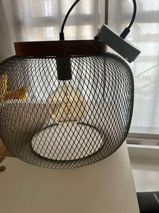 Lampara tipo jaula