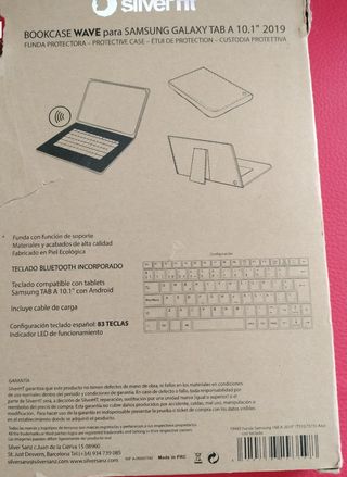 Funda con teclado para tablet 