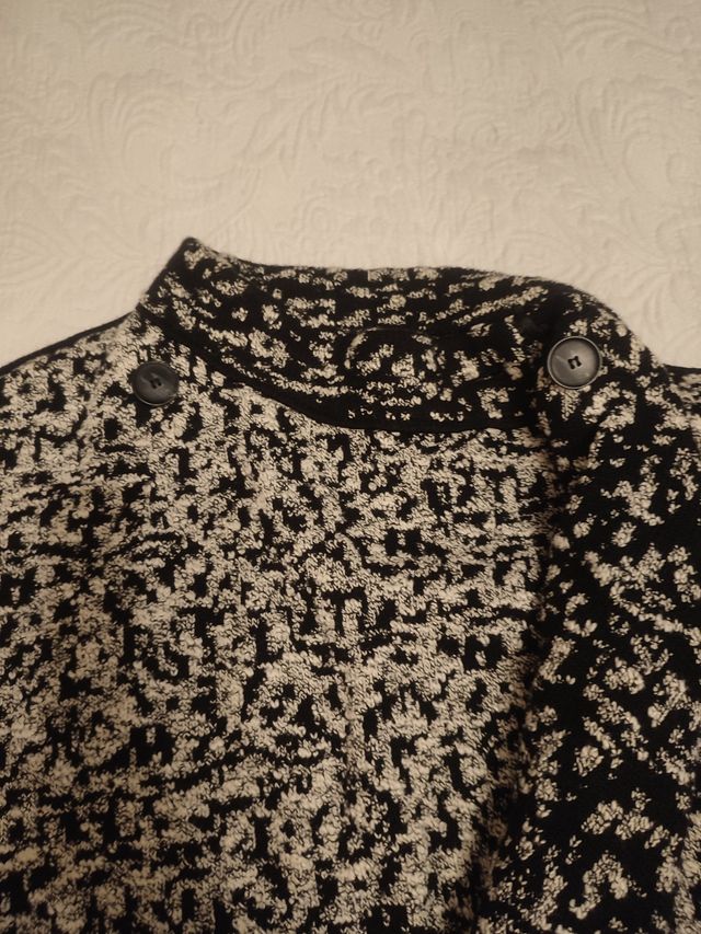 Abrigo punto cruzado