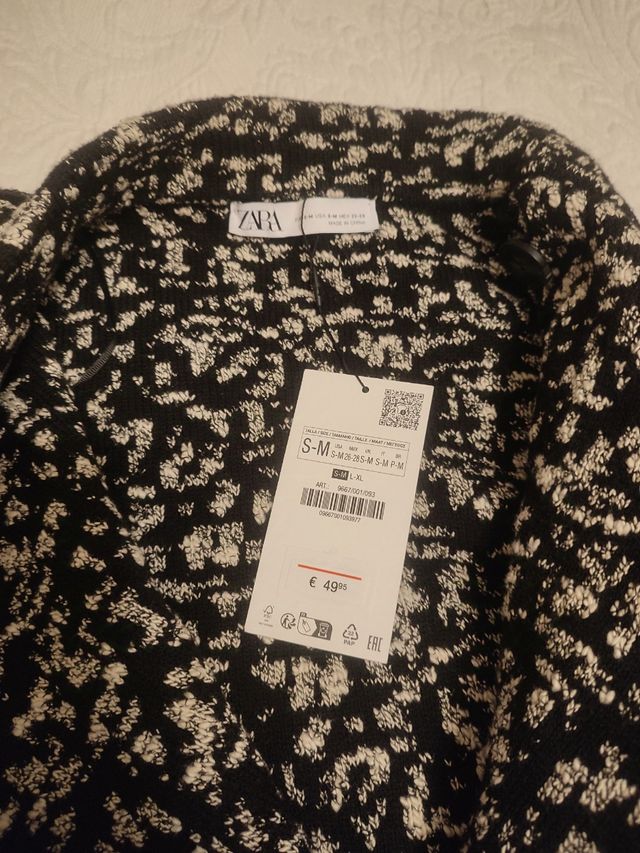 Abrigo punto cruzado