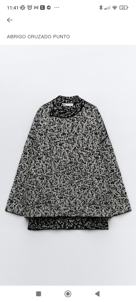 Abrigo punto cruzado