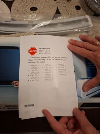 Soporte pared Tv 42" a 52" Philips