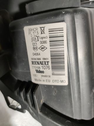 ✅FARO DELANTERO DERECHO RENAULT CLIO III