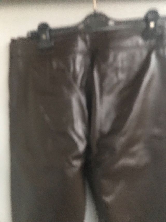 Pantaloni donna di pelle la perla